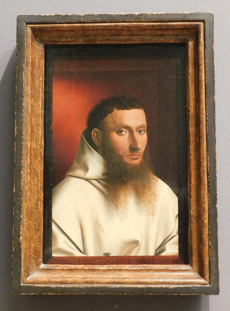 Portrait of a Carthusian by Petrus Christus in the Metropolitan Museum of Art, February 2019