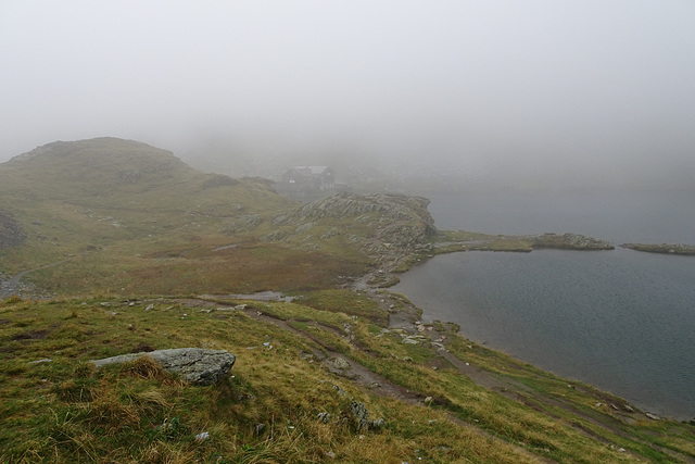 Lake Balea In The Mist