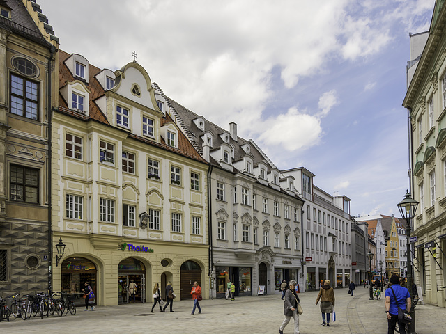 Martin-Luther-Platz, Blick Richtung Fuggerplatz