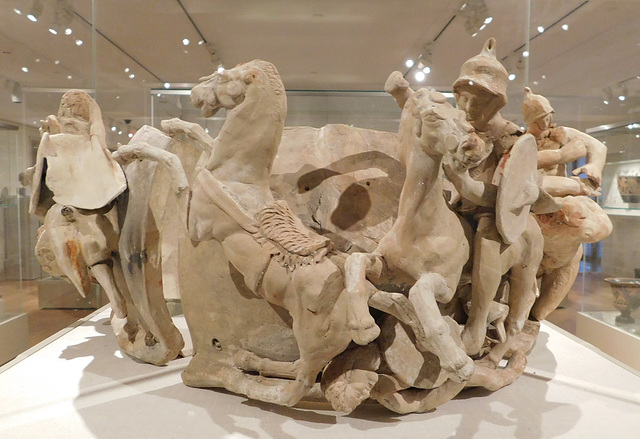 Terracotta Relief Probably a Funnel Vase in the Metropolitan Museum of Art, January 2018