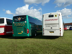 Coaches at Newmarket Racecourse - 14 Oct 2023 (P1160725)