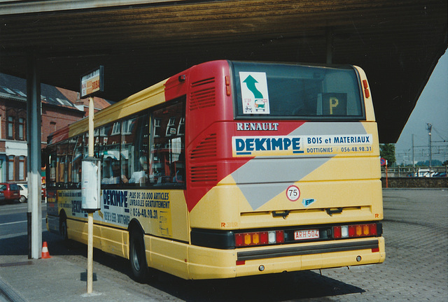 TEC Hainaut 3704 (ARH 504) in Mouscron/Moeskroen - 17 Sep 1997 TEC Hainaut 3704 (ARH 504) in Mouscron/Moeskroen - 17 Sep 1997