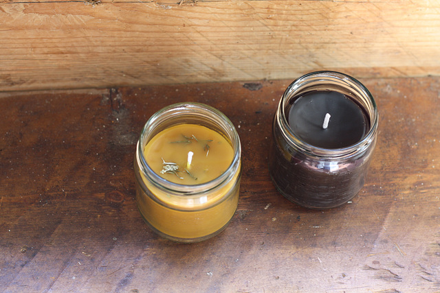 Beeswax candles