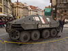 Praha, The Tank on Staroměstské náměstí