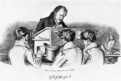 Hegel ĉe la pupitro
