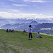 alleine ist man selten auf Rigi-Kulm (© Buelipix)