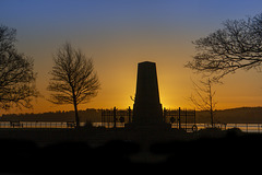 Dumbarton Cenotaph at Dawn