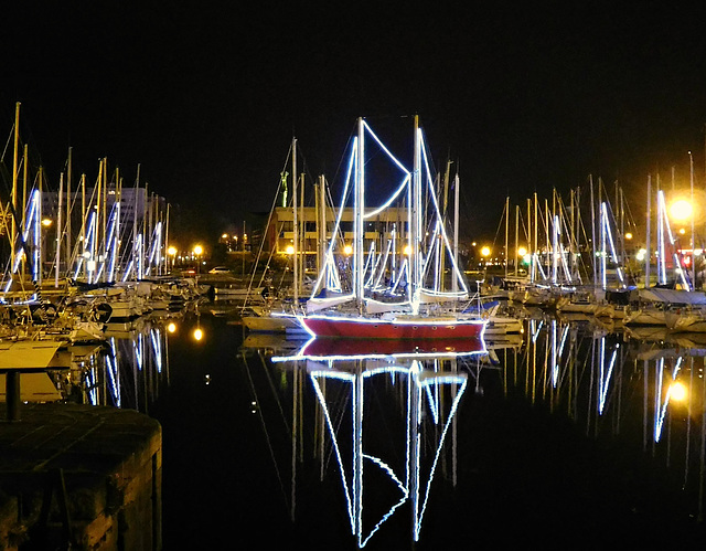 le port en fête,