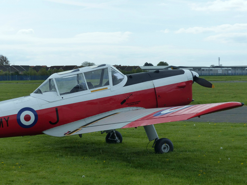 Chipmunk WP930 at Solent Airport (2) - 15 April 2017