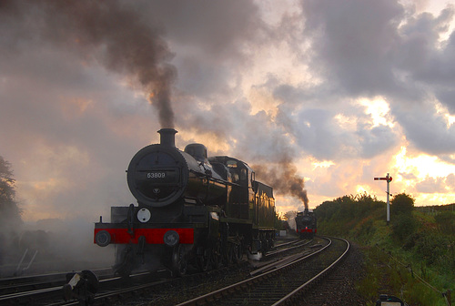 S&D 2-8-0 #53809 at Weybourne