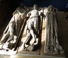 little horkesley church, essex  (30) c14 wooden tomb effigies