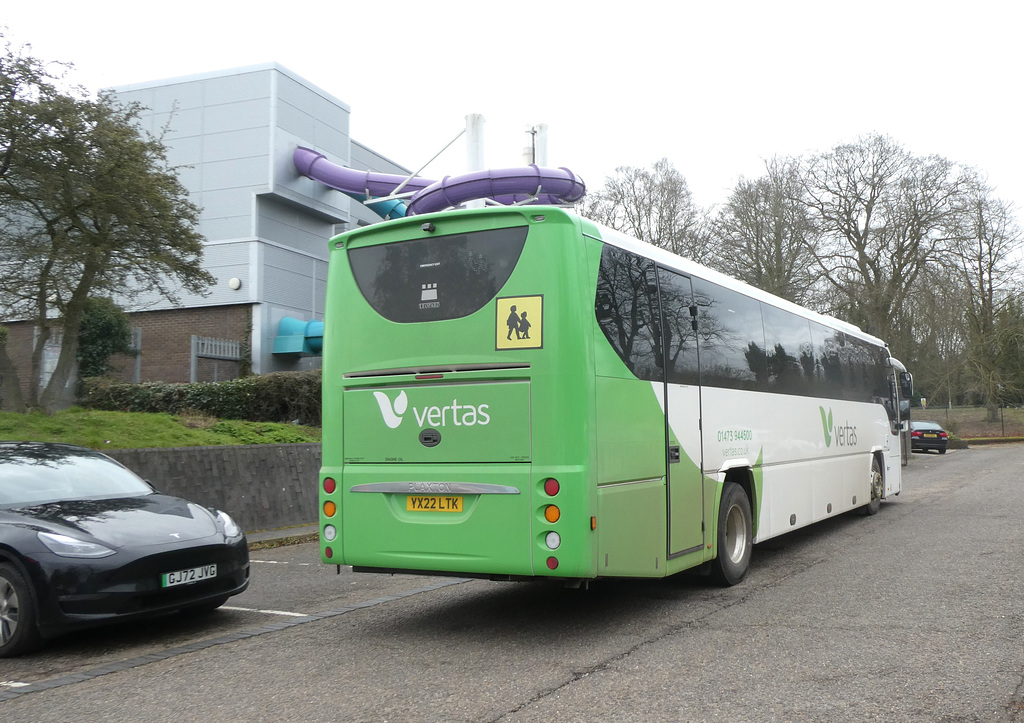 Vertas (Suffolk CC) YX22 LTK in Bury St. Edmunds - 29 Mar 2023 (P1140804)