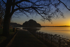 Dumbarton Rock at Dawn