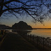 Dumbarton Rock at Dawn