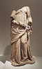 Marble Female Statue in Theatre Costume with a Sword from Pergamon in the Metropolitan Museum of Art, July 2016