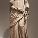 Marble Female Statue in Theatre Costume with a Sword from Pergamon in the Metropolitan Museum of Art, July 2016