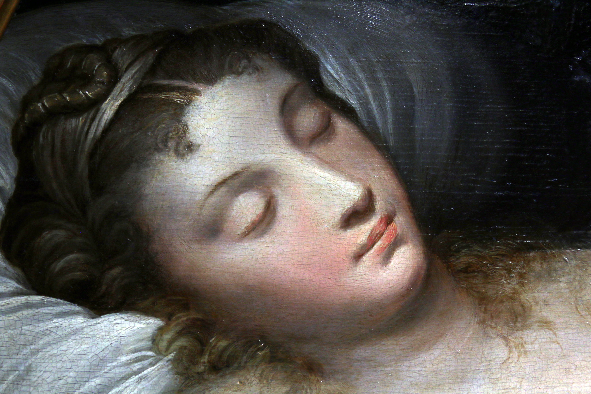 Vénus endormie de Nicolo dell'Abat - Musée d'Orléans .
