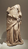 Marble Female Statue in Theatre Costume with a Sword from Pergamon in the Metropolitan Museum of Art, July 2016