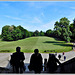 Vue depuis l'escalier du Château de Combourg (35) avec notes