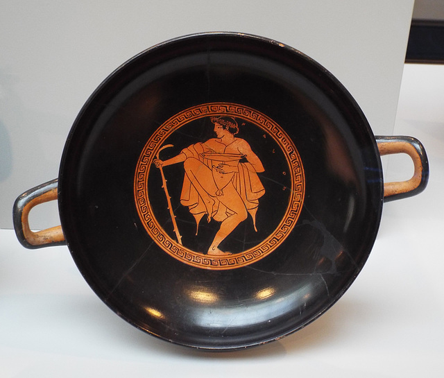 Kylix with a Reveler Attributed to Makron in the Getty Villa, June 2016