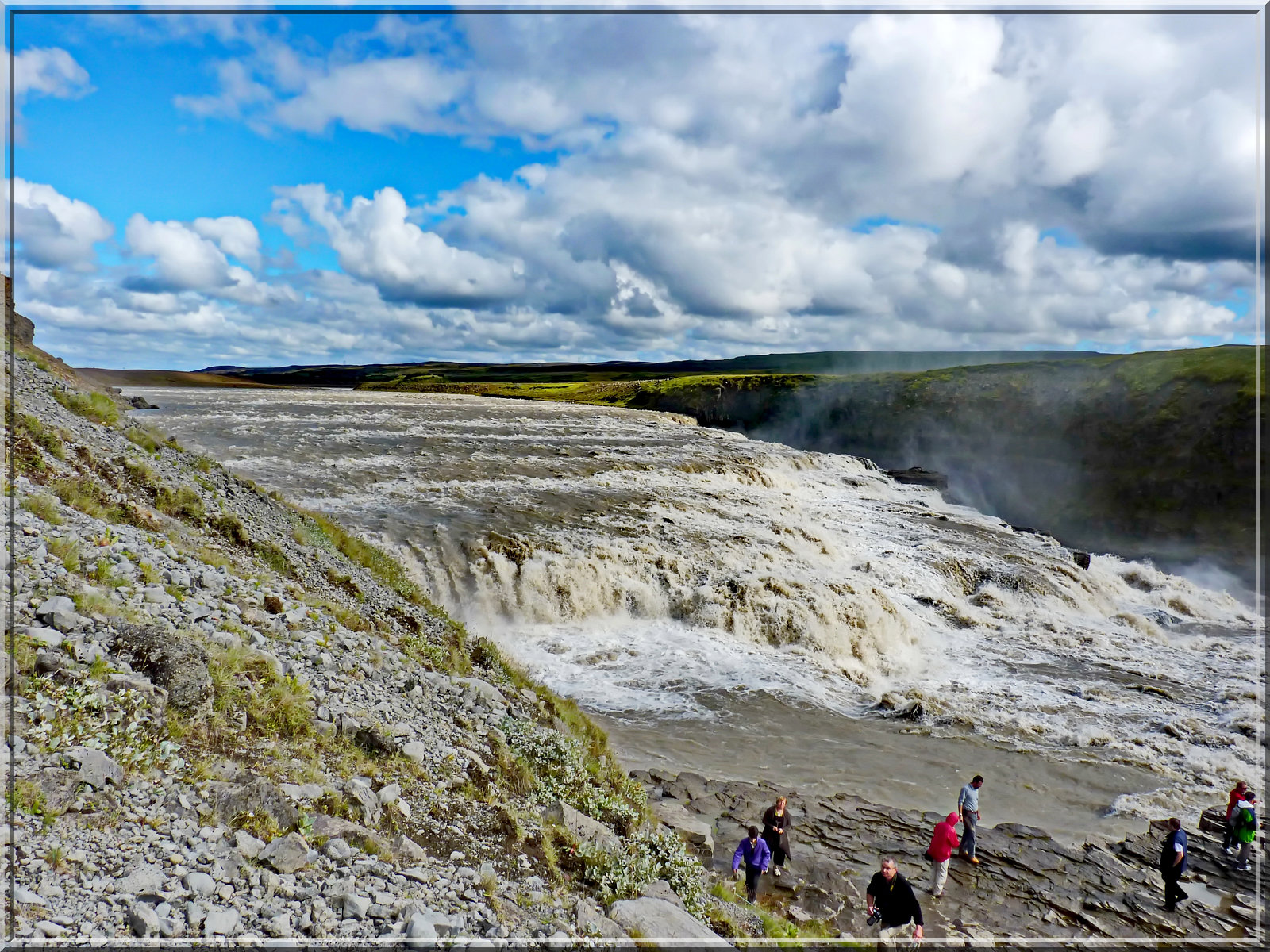 WATERFALLS - Gulfoss waterfall -Island -