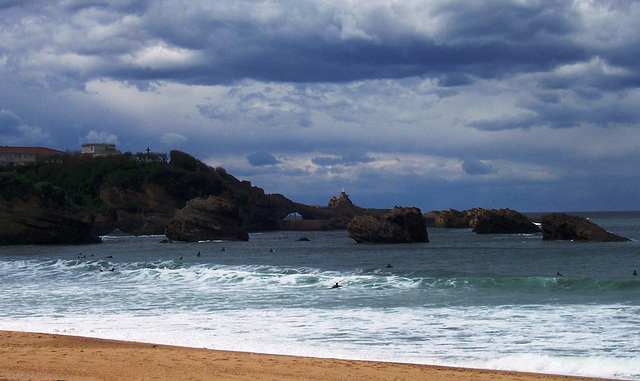 FR - Biarritz - Ein Sturm zieht auf