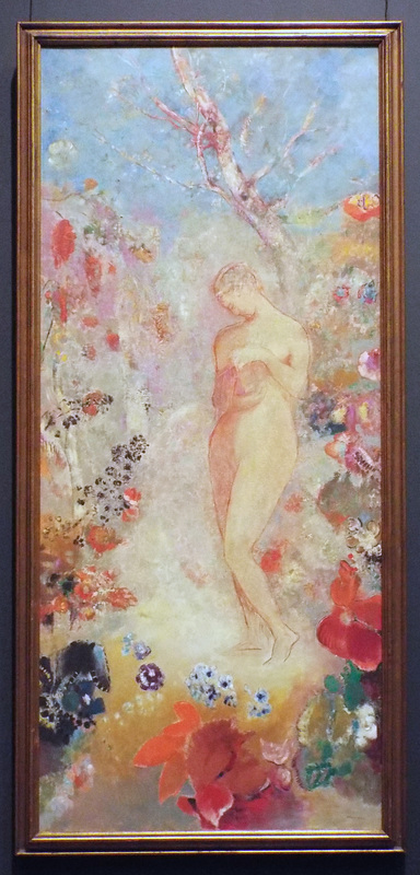 Pandora by Redon in the Metropolitan Museum of Art, July 2018