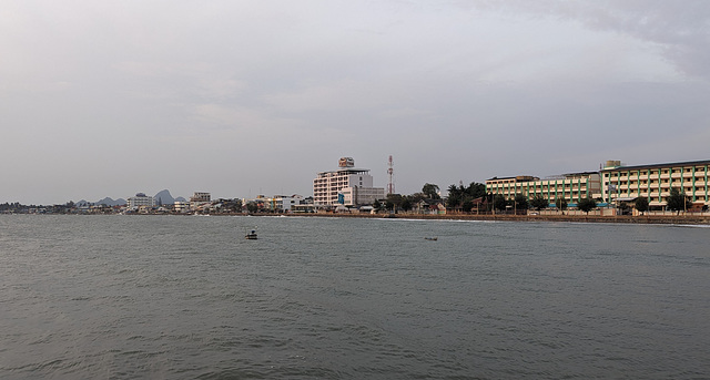 Vue maritime sur Prachuap