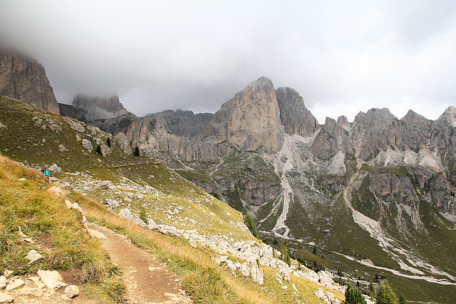 Blick zum Cigoladepass (2 PicinPic und 1 note)