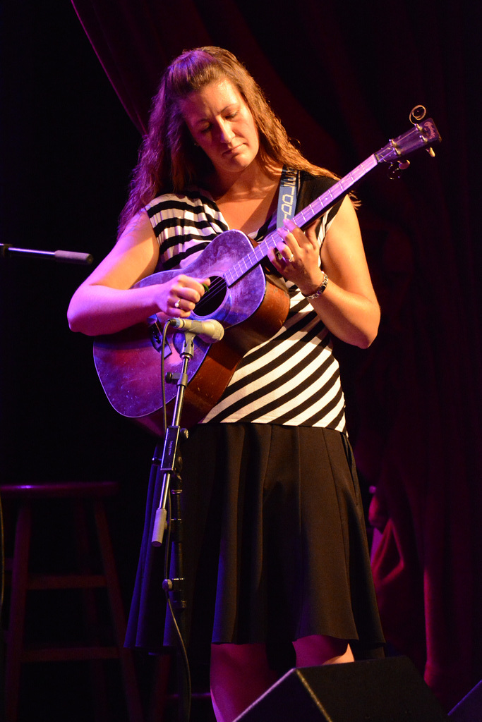 She's playing a 1934 Martin O-18T tenor guitar