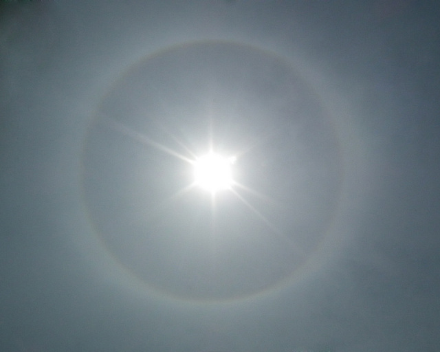 halo solaire / solar halo