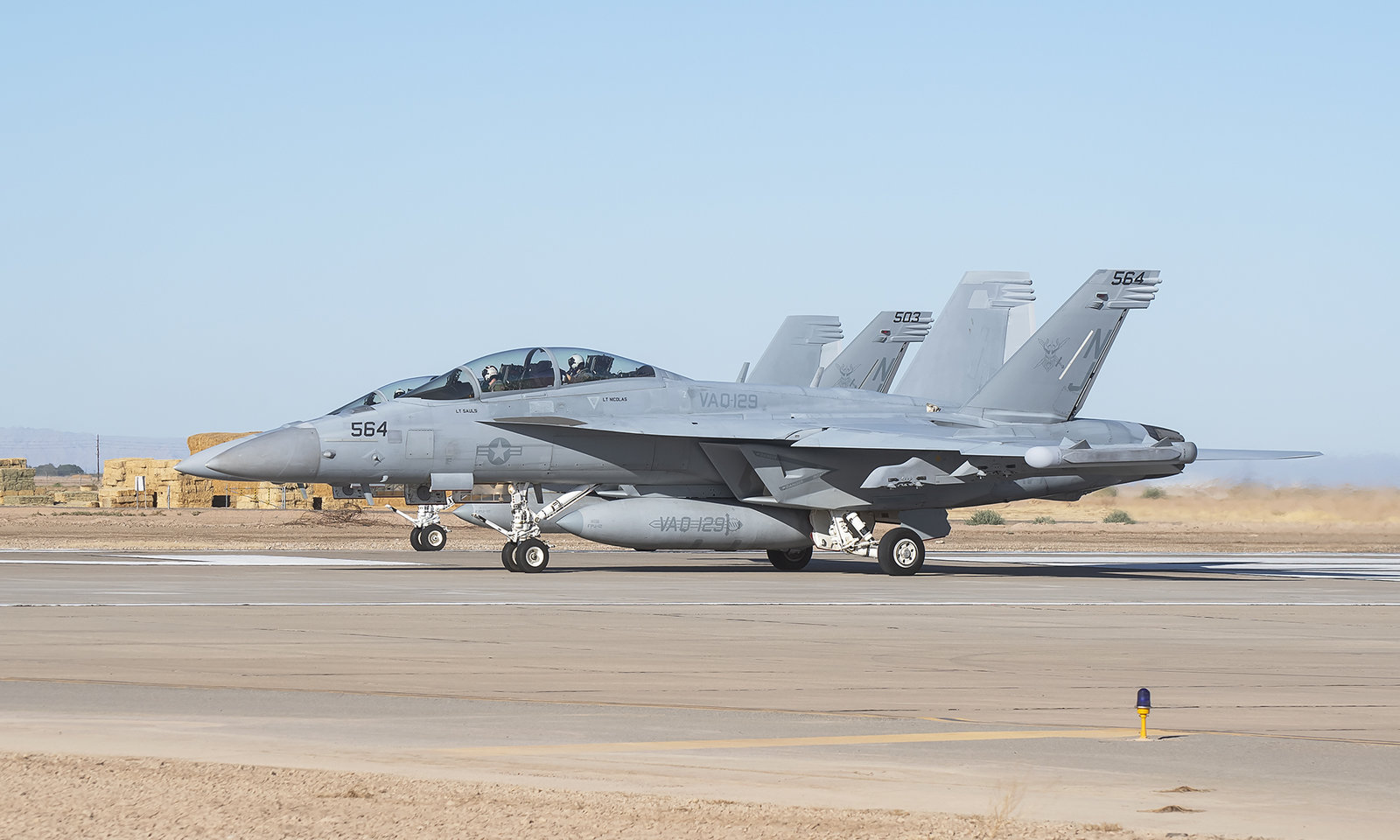 VAQ-129 Boeing EA-18G Growlers