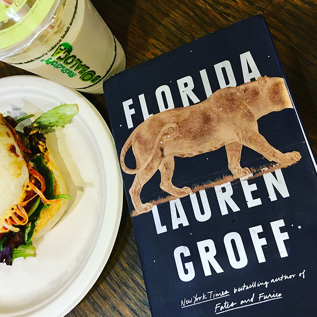 Reading with banh mi