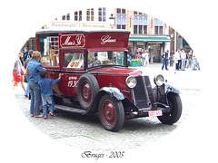 Ice-cream van in Bruges 2005