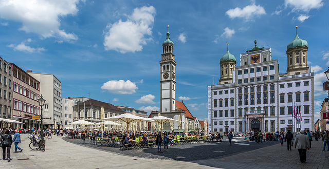 Rathausplatz von Augsburg