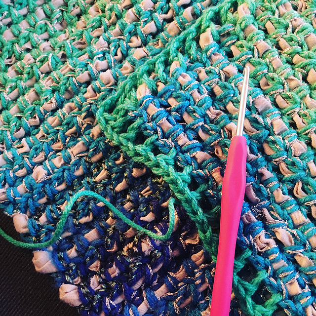 Crochet in progress