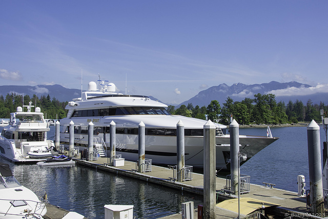 die 'Nova Spirit' im Coal Harbour Marina, Vancouver (© Buelipix)