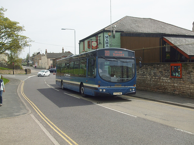 DSCF3281 Delaine Buses SF55 HHB in Stamford - 6 May 2016