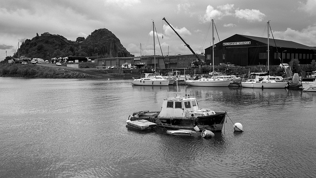 Dumbarton Rock and Sandpoint Marina