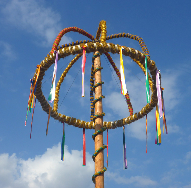 Erntekrone auf dem Altmarkt in Dresden