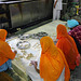 Gurudwara Sis Ganj Sahib - making doughballs