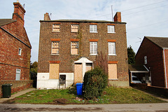 Georgian houses in Skirbeck Road, Boston