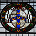 Italy, Duomo di Siena, Stained Glass Decoration above the Entrance Gate