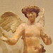 Detail of a Terracotta Statuette of Eros Flying in the Metropolitan Museum of Art, February 2013
