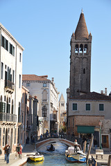 Kanal Fondamente Girardini, bei der Kirche San Barnaba di Venezia