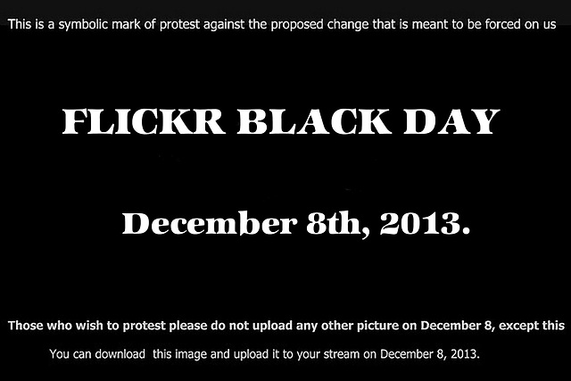 Flickr Black Day