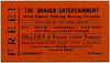 The Braden Entertainment with Edison Talking Moving Pictures, Richland, Pa., ca. 1913