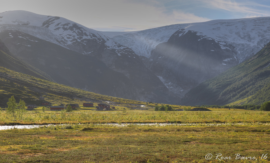 Last sun in Langedalen.