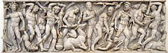 La dekdu laboroj de Heraklo sur romia sarkofago el la  tria jarcento