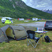 Camping in Austerdalen / Langedalen.